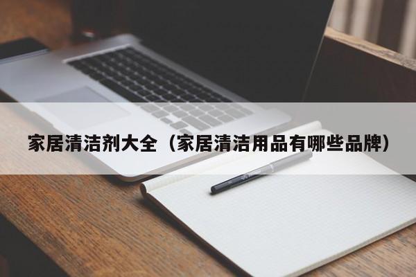 家居清洁剂大全(家居清洁用品有哪些品牌)